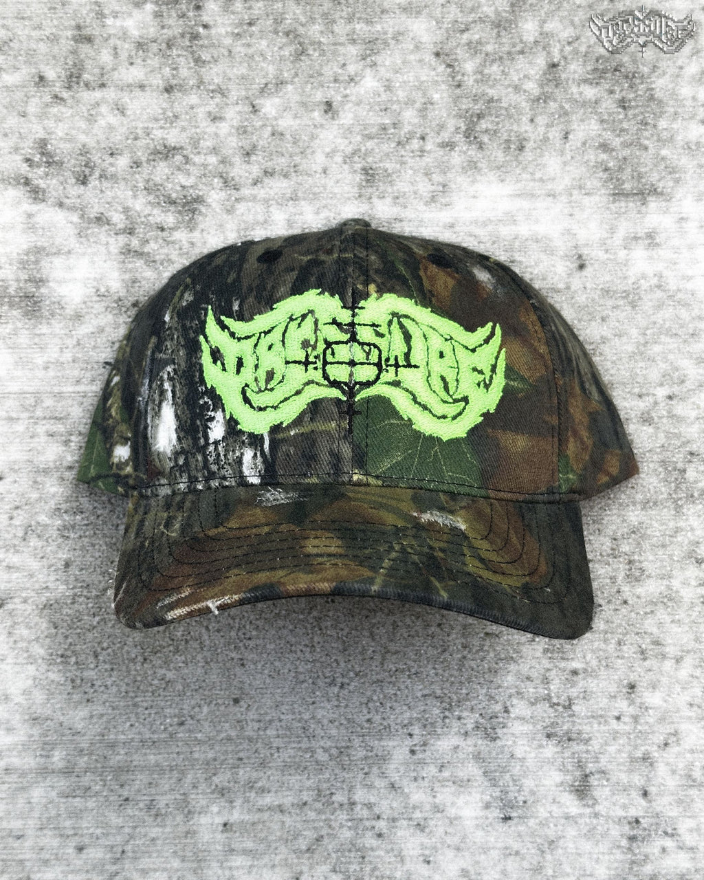CAMO/GREEN PXSP LOGO HAT