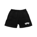 BLACK LOGO SHORTS MEDIUM