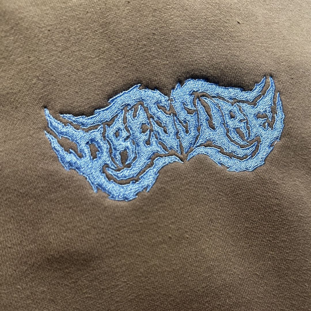 BROWN LOGO HOODIE XLARGE
