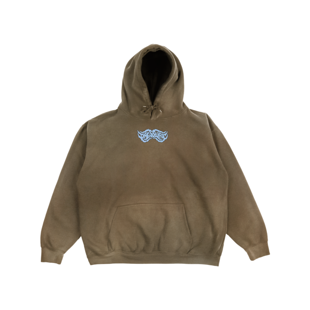 BROWN LOGO HOODIE XLARGE
