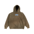 BROWN LOGO HOODIE XLARGE