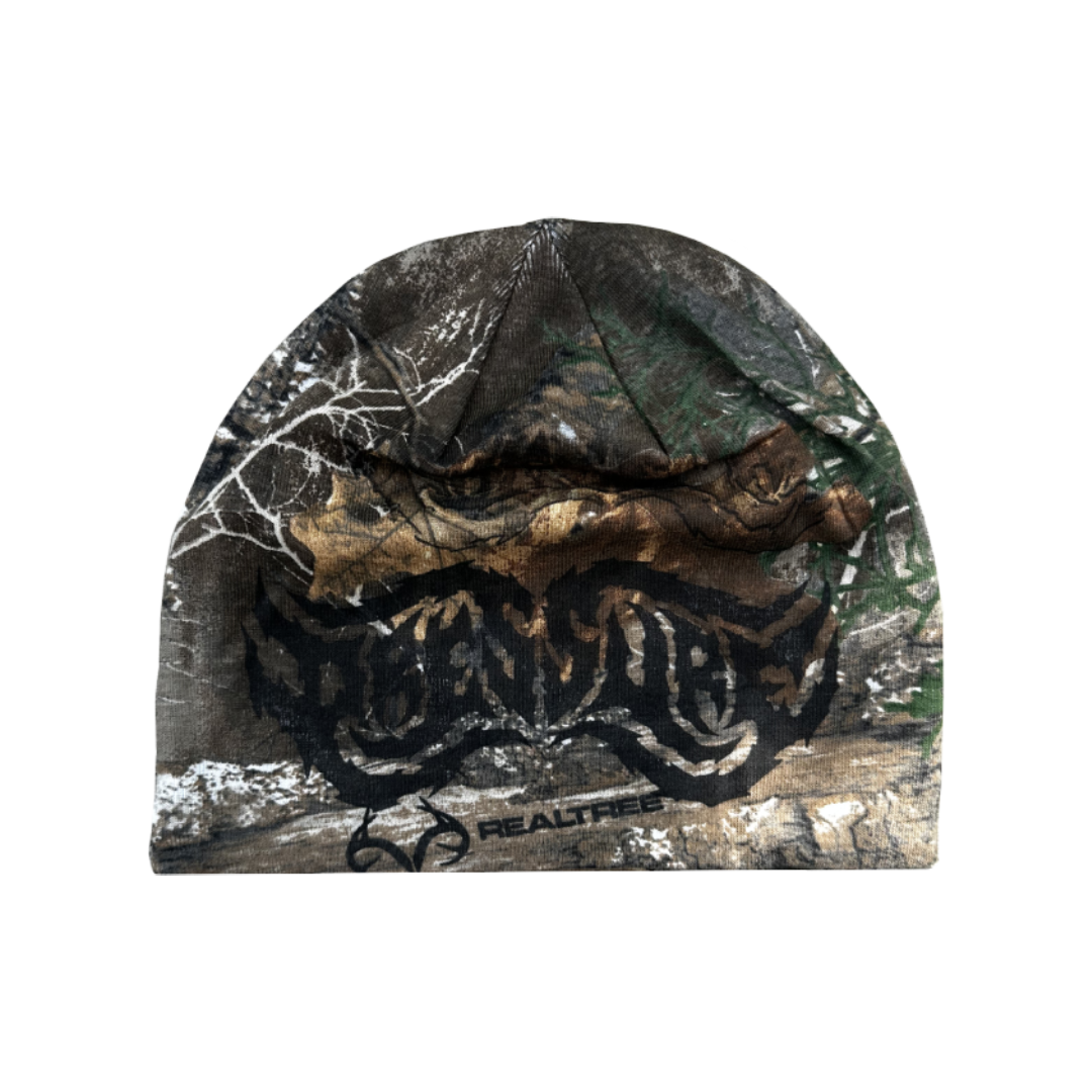 CAMO SKULLY LOGO BEANIE