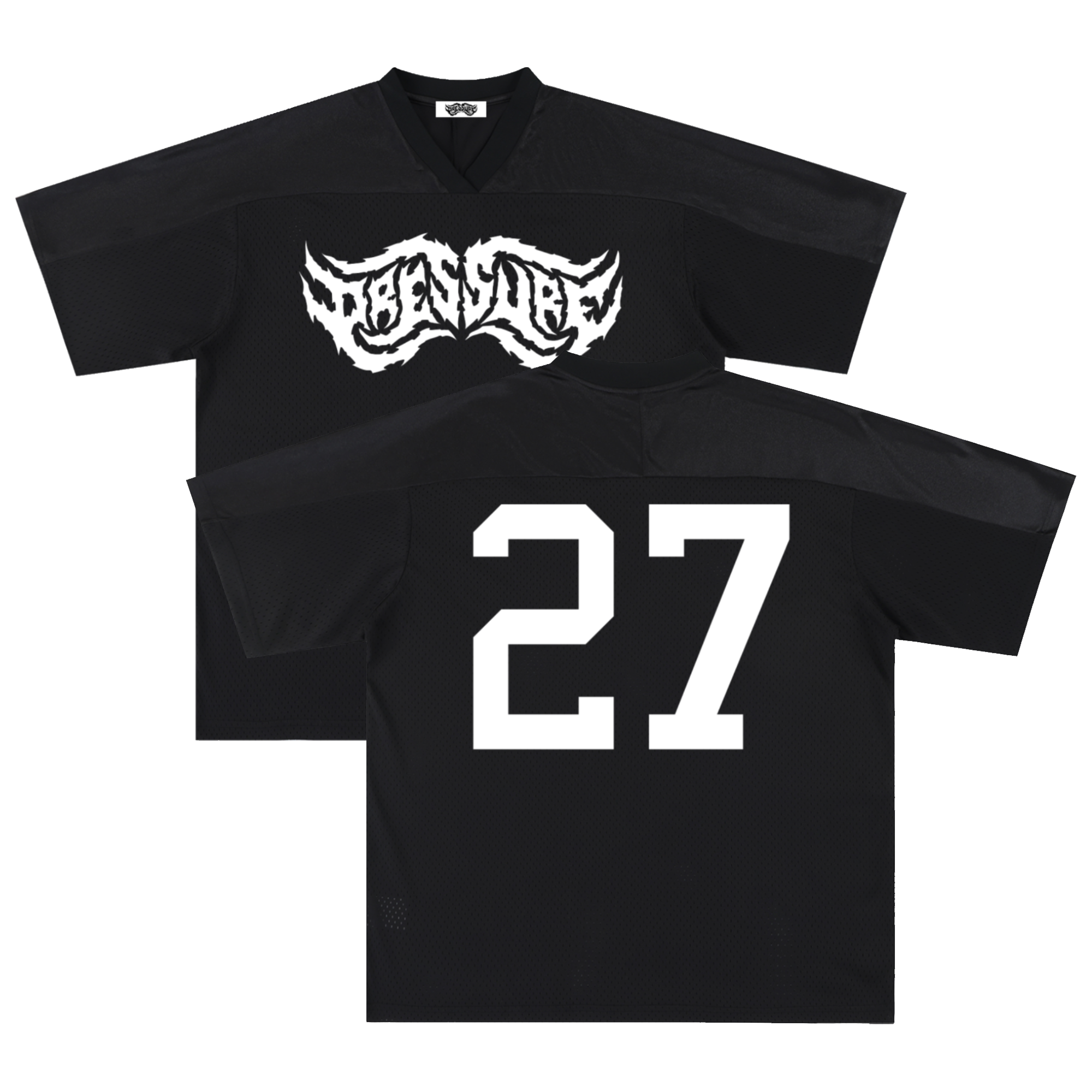 BLACK LOGO JERSEY MEDIUM