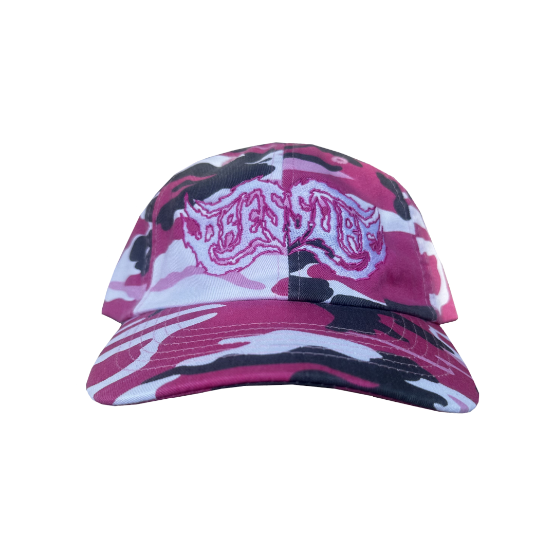 PINK CAMO LOGO HAT