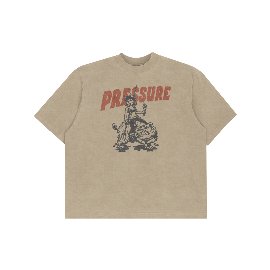 MUSHROOM HOG RIDER TEE LARGE