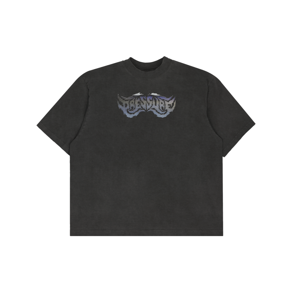 VINTAGE BLACK LOGO TEE LARGE