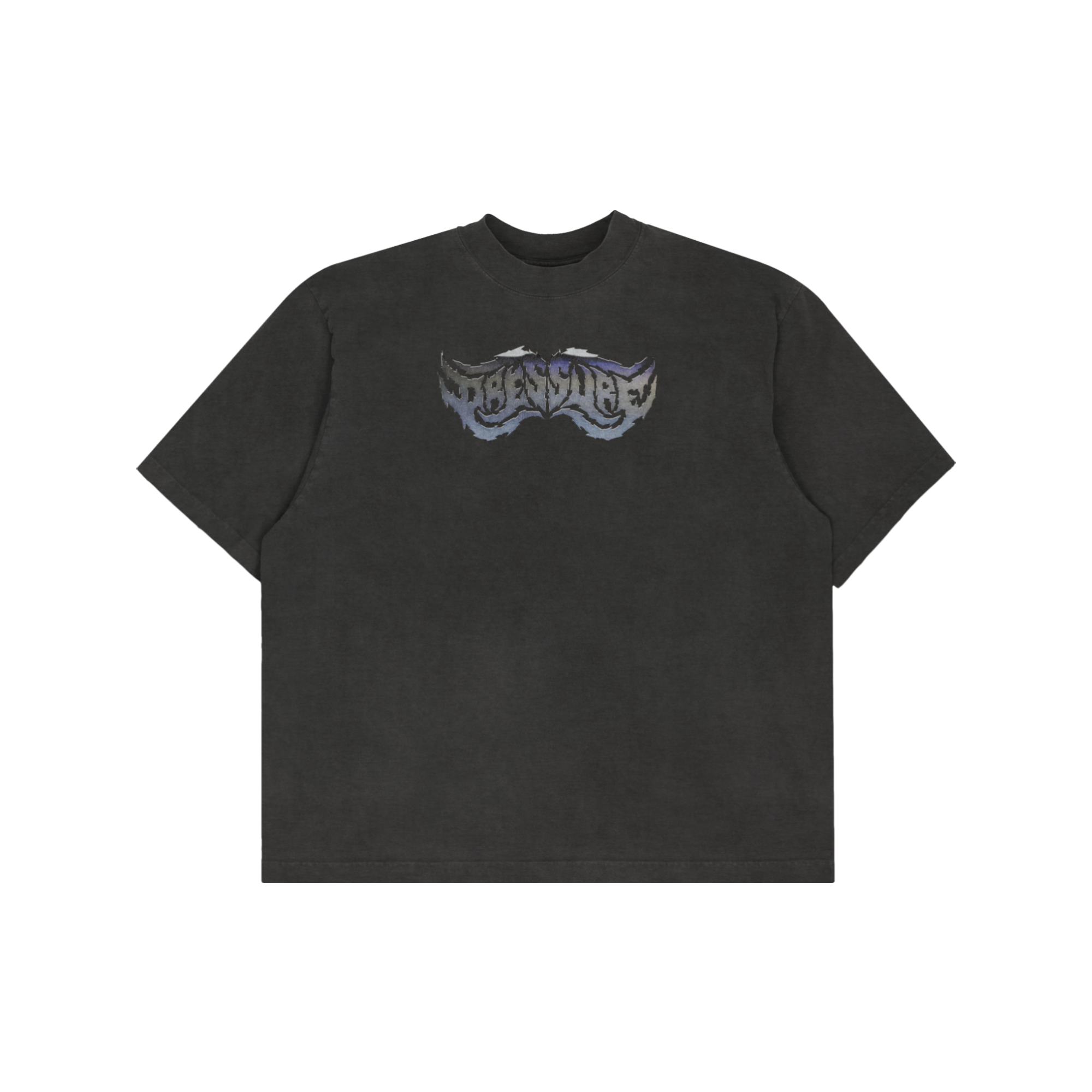 VINTAGE BLACK LOGO TEE LARGE