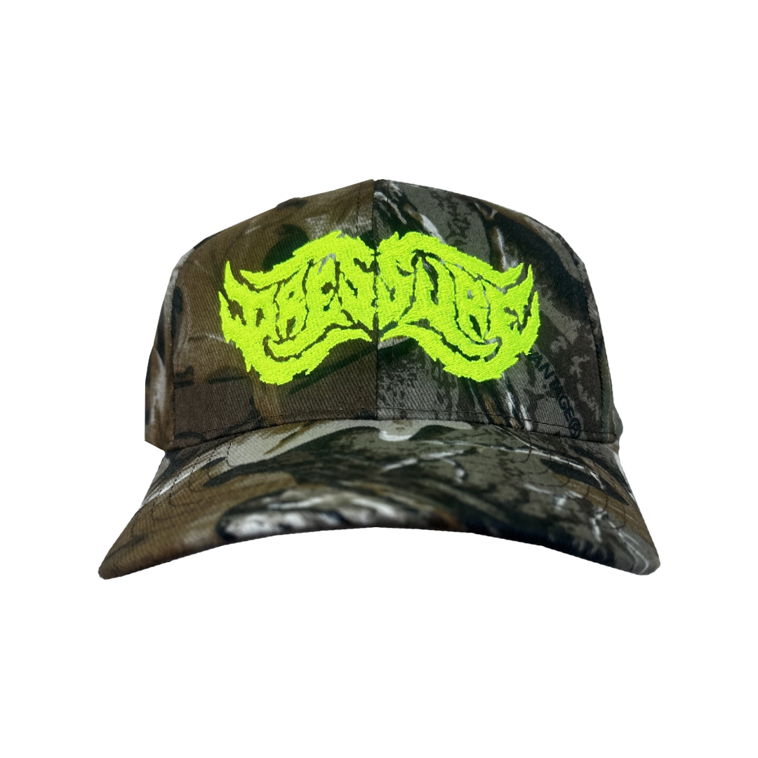 YELLOW CAMO LOGO HAT